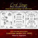Hindu Wedding Card Design Cdr Download
