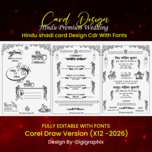 Fancy Wedding Card Design Cdr File Download Hindu Wedding Card Design Cdr Download